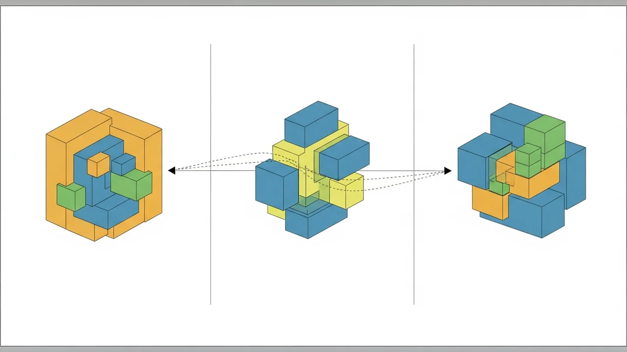 Geometric ontology embeddings: nested translucent solids in latent space