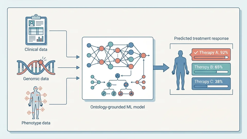 Personalized cancer treatment prediction (KCSH Pathway to Impact 2025) — research illustration
